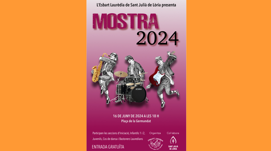 Cartell anunciador de la Mostra 2024 (Esbart Laurèdia)
