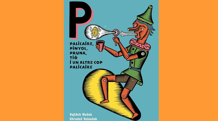 Coberta del llibre infantil "Palicaire, pinyol, pruna, tió i un altre cop palicaire"