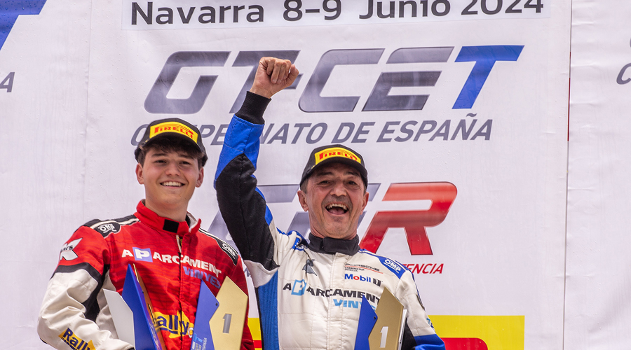 Joan Vinyes Jr i Joan Vinyes sènior amb l'alegria més que justificada (FotoEsport)