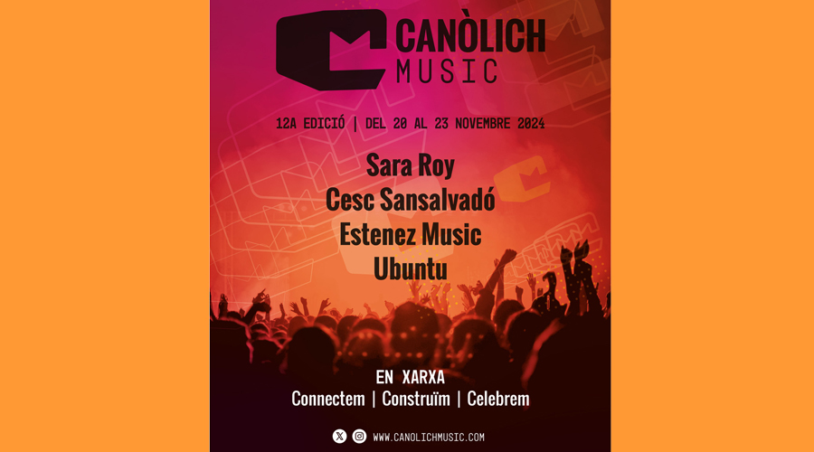 Cartell de la 12a edició del Canòlich Music (organització)