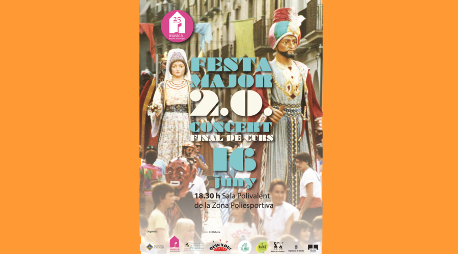 Concert anunciant el concert de fi de curs de l'EMM de la Seu (Aj. la Seu)
