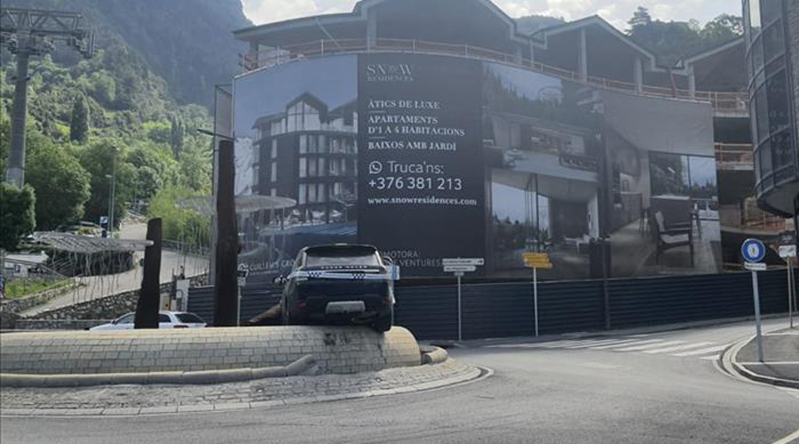 Estampa poc habitual la viscuda a Encamp (AndorraDifusió)