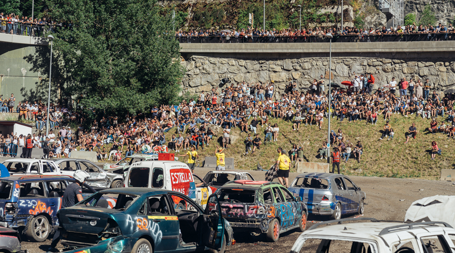 El Crash Car a Encamp, tan espectacular com sempre (Comú)