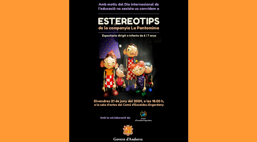 Cartell de l'espectacle infantil de titelles Estereotips (SFGA)