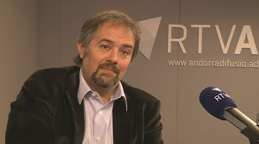 Gabriel Fernàndez, director i presentador del programa (AndorraDifusió)