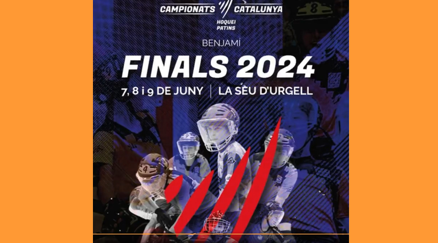 Cartell del Campionat de Catalunya Benjamí 2024 d'Hoquei Patins