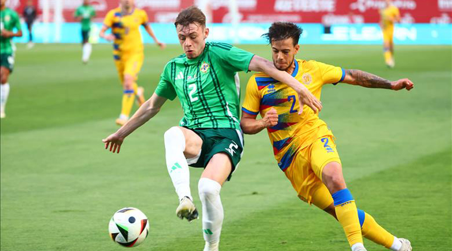 Imatge del partit Irlanda del Nord - Andorra (2-0). Foto: AndorraDifusió