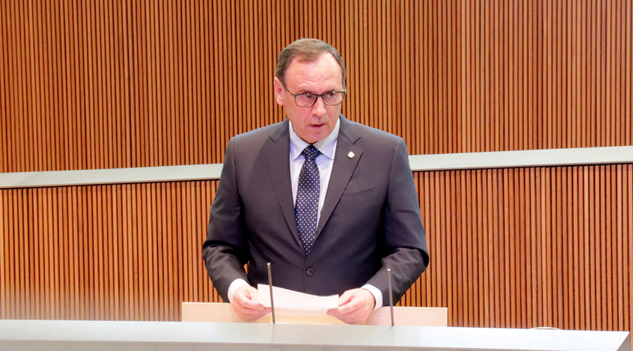 El president del Grup Parlamentari Demòcrata, Jordi Jordana (Consell General / Demòcrates)