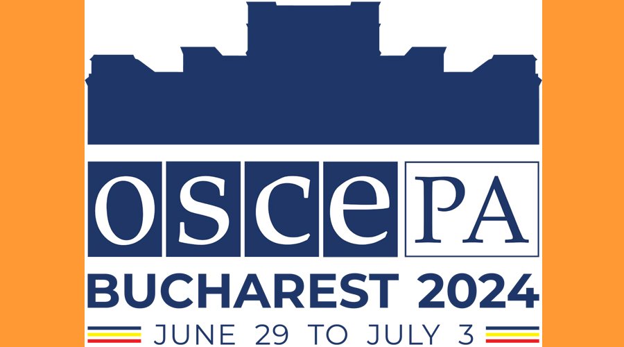 Cartell de la sessió anual de l'OSCE - PA a Bucarest (Consell General)