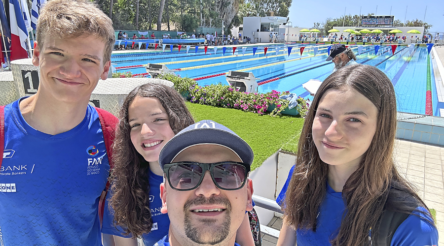 La delegació de la natació andorrana a Xipre (FAN)