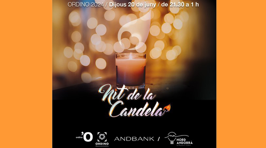 Cartell de la Nit de la Candela 2024 (Comú d'Ordino)