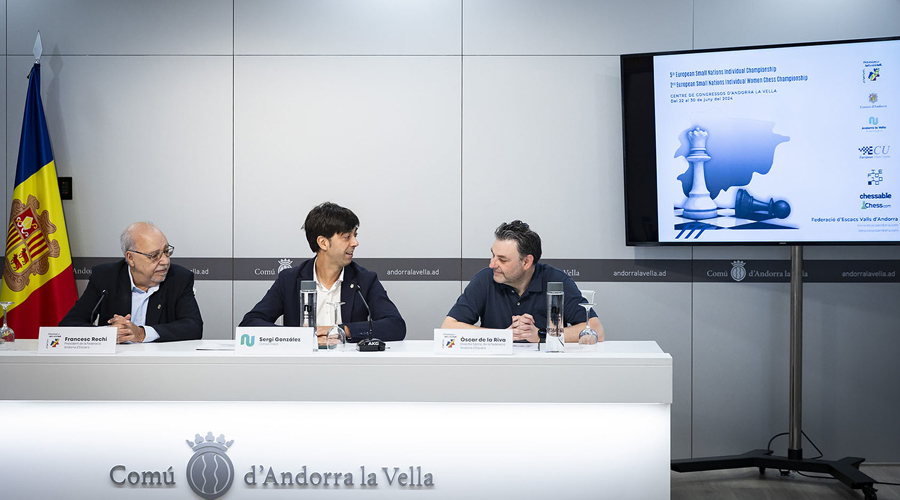 Francesc Rechi, Sergi González i Òscar de la Riva (Comú d'Andorra la Vella)