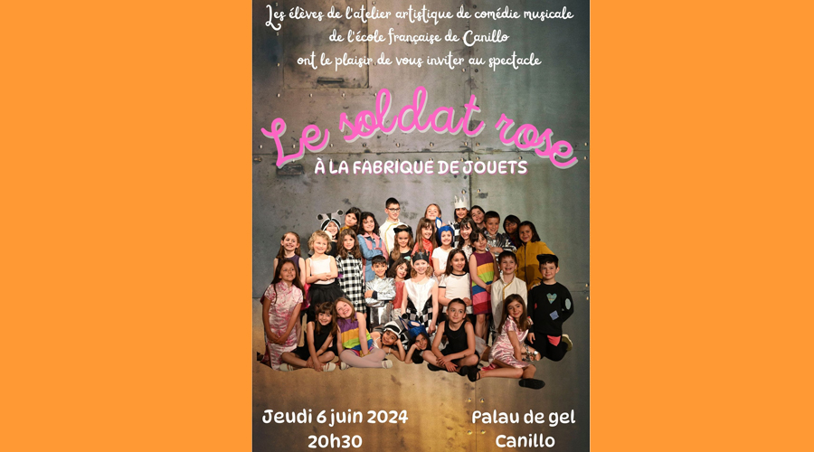 Cartell anunciant l'espectacle infantil (Escola Francesa de Canillo)