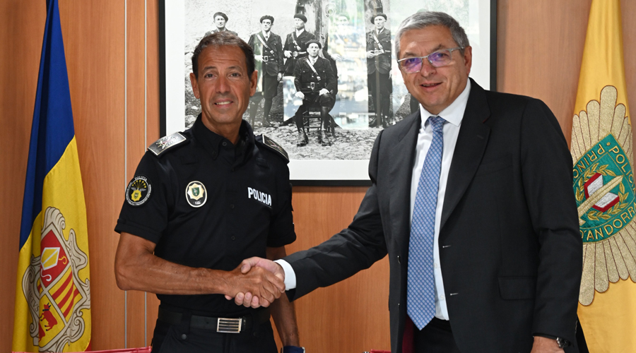 Bruno Lasne i Xavier Bardina (Policia d'Andorra)