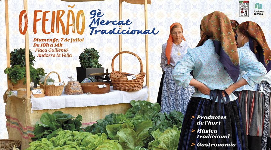 Cartell de la 9a edició de l'O Feirão, el mercat tradicional que organitza el GFCP