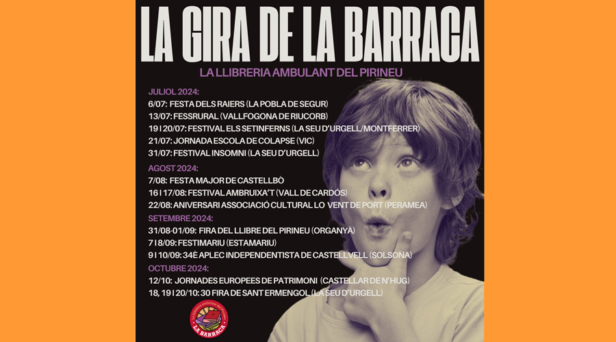 Programa de la gira de la Barraca