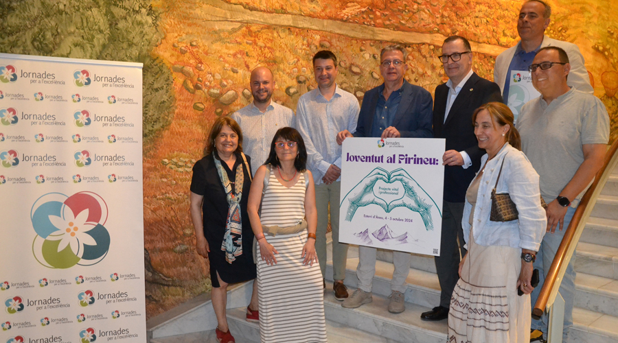 Presentació de les Jornades per a l'excel·lència 2024 (Foto: Diputació de Lleida)