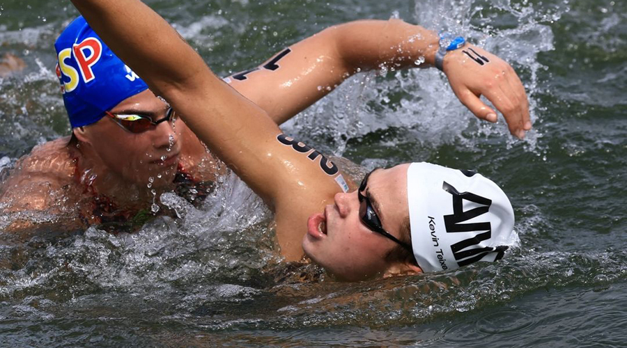 Brillant paper del nedador andorrà Kevin Teixeira (European Aquatics)