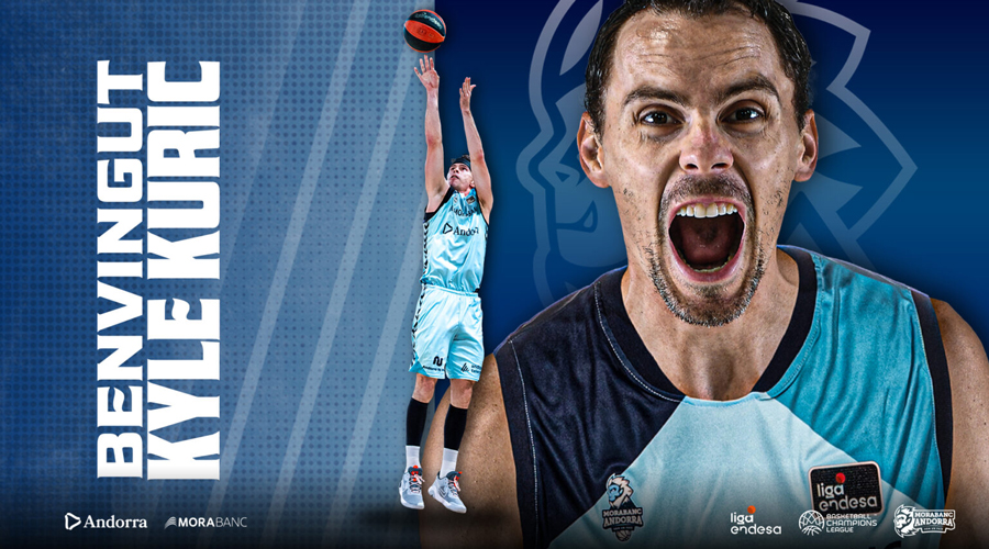 Andorra dona la benvinguda al "canoner" Kyle Kuric (BC Andorra)