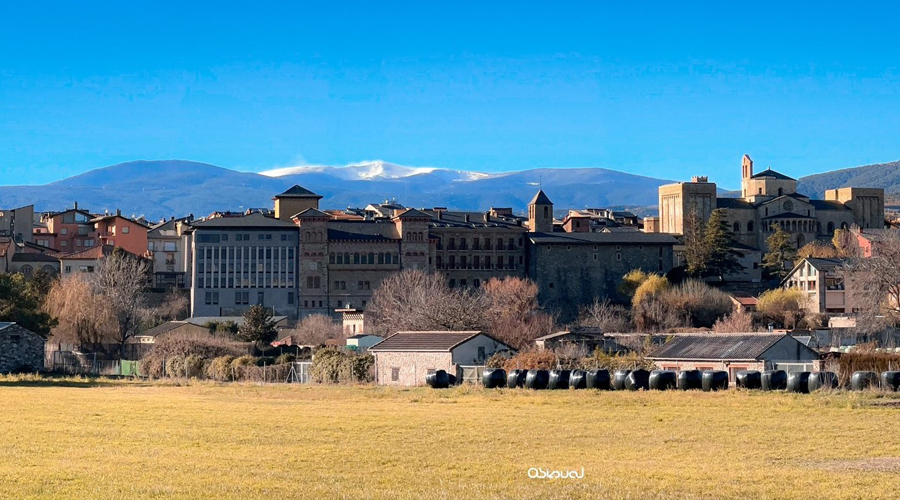 El pic de l'Orri des de la Seu d'Urgell, a l'hivern (Foto: Marc Obiols / RàdioSeu)