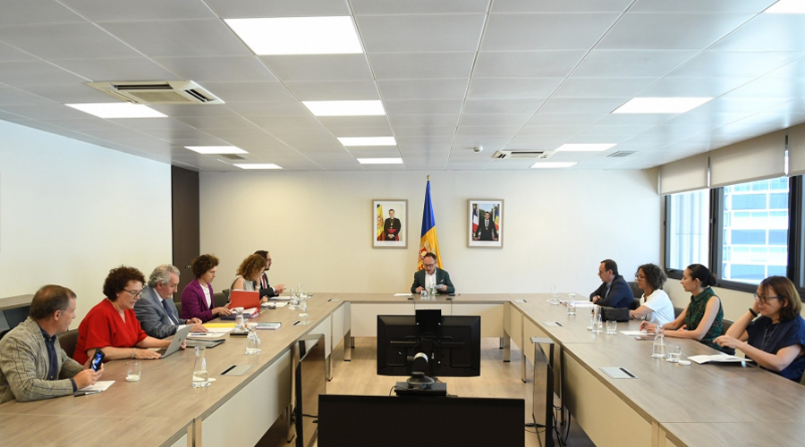 Reunió dels membres del Pacte d'Estat per a l'Acord d'associació amb la Unió Europea (SFGA)