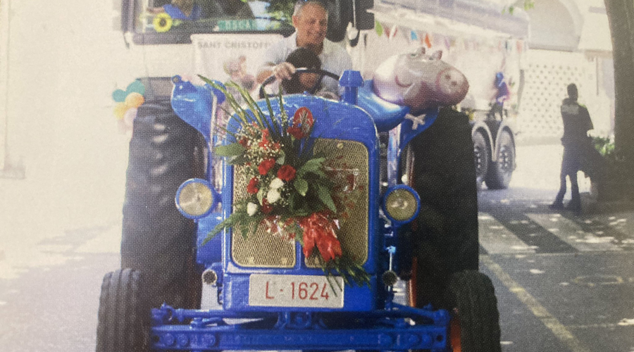 Un dels vehicles premiats a la celebració de Sant Cristòfol 2023 a la Seu d'Urgell (RàdioSeu)