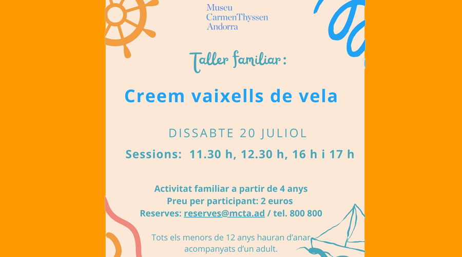 L'MCTA organitza un taller per a fer vaixells de vela