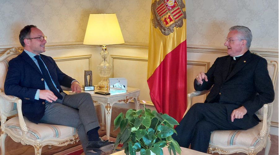 Xavier Espot i Joan-Enric Vives (Bisbat d'Urgell)