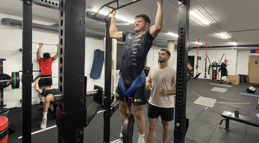 Bartumeu Gabriel recuperant-se al CTEO d'Ordino (FAE)