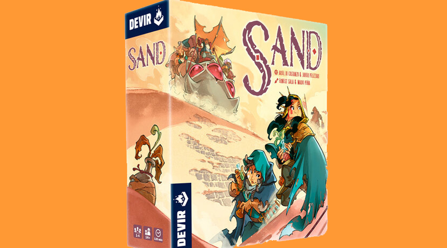 Capsa de joc de taula d'aventures "Sand"