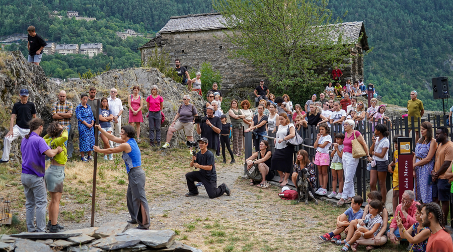 L'espectacle "Traginant pulsions" (Comú d'Encamp)