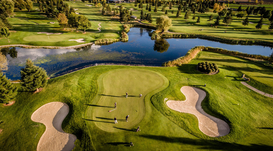 Vista aèria del Fontanals Golf Club de Cerdanya. Foto: Club