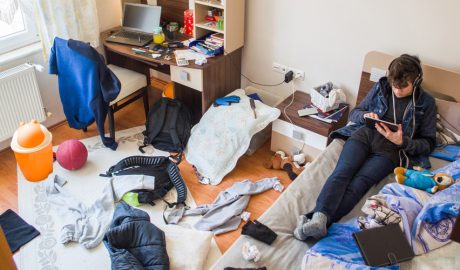 El caos d'una habitació juvenil