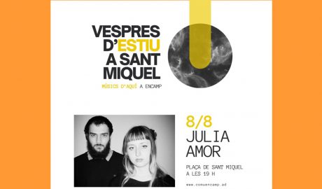 Julia Amor actuarà als Vespres d'estiu a Sant Miquel