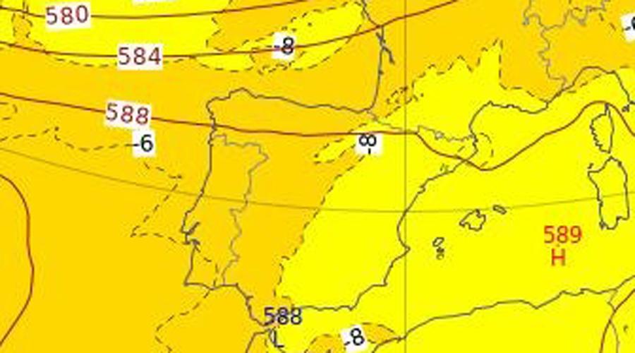 Mapa del temps de la Península Ibèrica