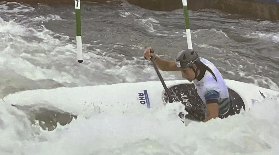 Mònica Doria a la final de C1 femení dels Jocs Olímpics (RàdioSeu)