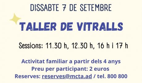 Cartell anunciant la propera activitat organitzada al museu