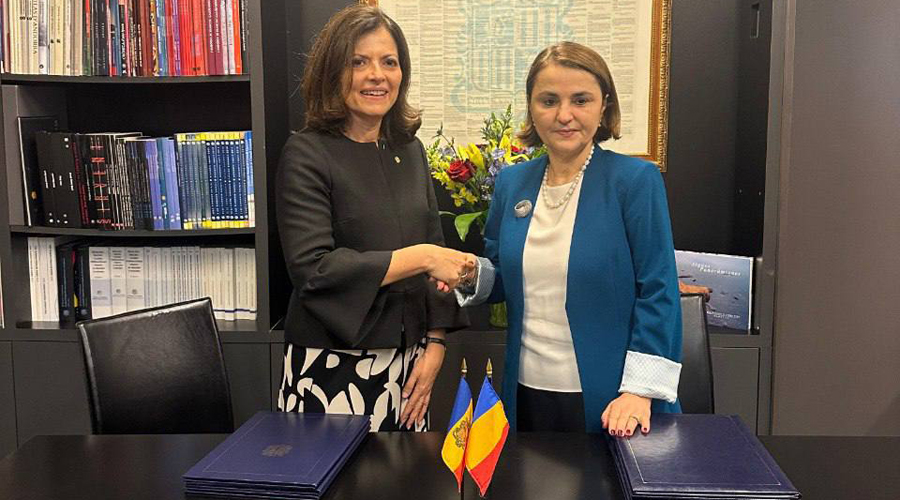 Les dues ministres, Imma Tor i Luminita-Teodora Odobescu (SFGA)