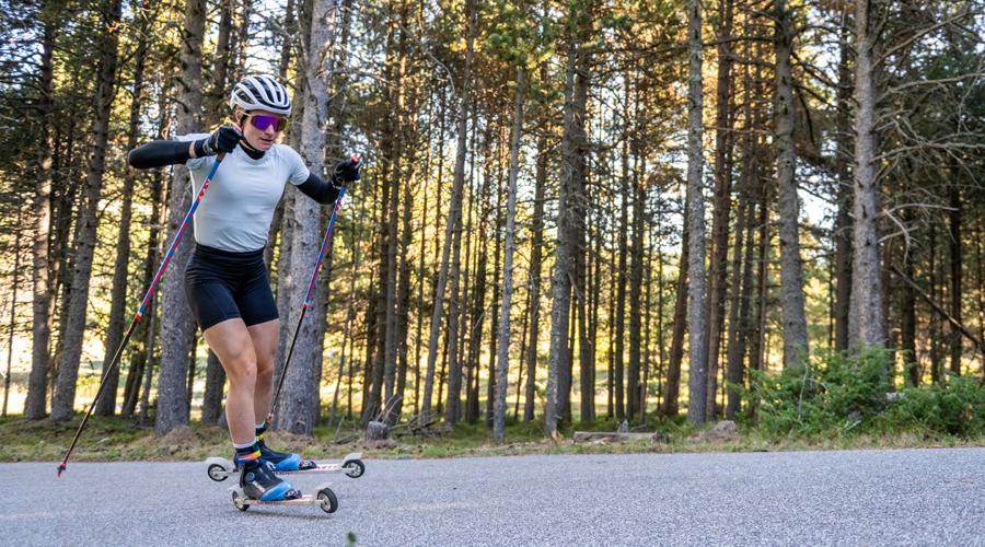 Gina del Rio entrenant a Font Romeu (Authamayou / NordicFocus)