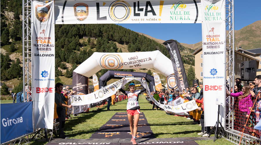 Laia Montoya, guanyadora en categoria femenina de l'Olla de Núria (Ivan González)