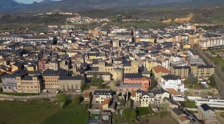 Vista aèria de la Seu d'Urgell