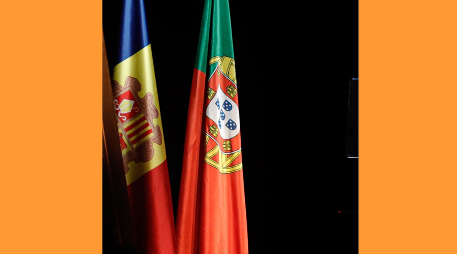Les banderes d'Andorra i Portugal (SFGA)