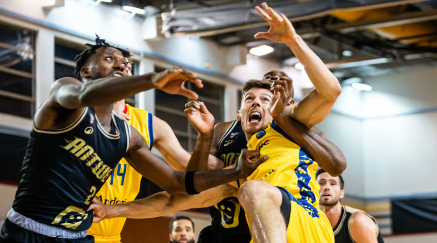 Imatge del partit BC Andorra - Giants Antwerp (91-73). Foto: Club