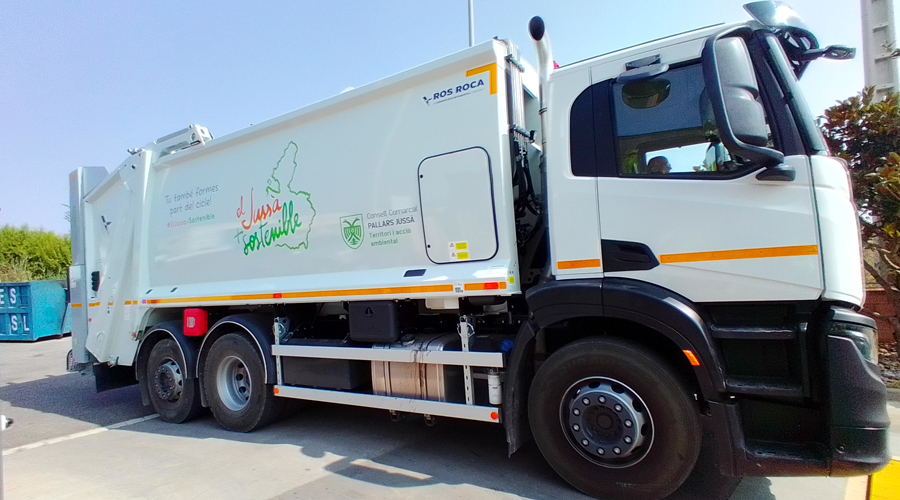 Nou camió per a la recollida sostenible de residus al Pallars Jussà (Foto: CCPJ)