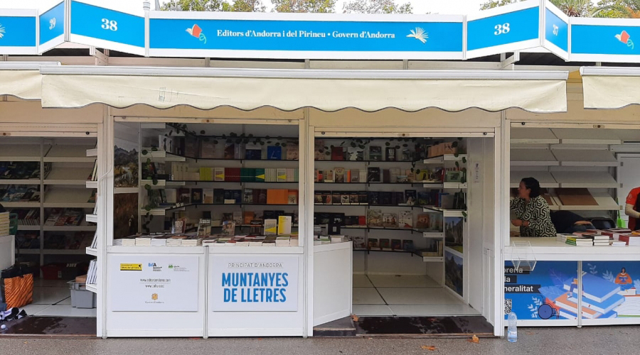 Estand d'Andorra a la Setmana del llibre en català (SFGA)