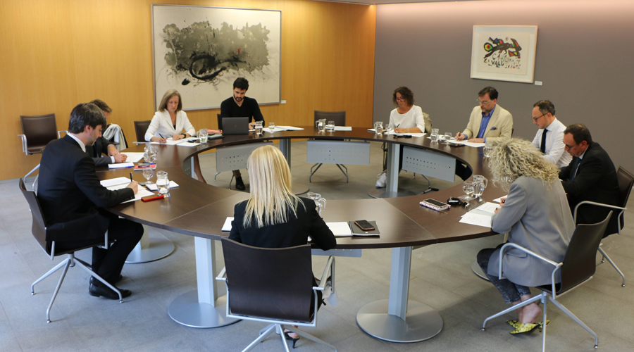 Reunió de la Junta de Presidents de grups parlamentaris (Consell General)