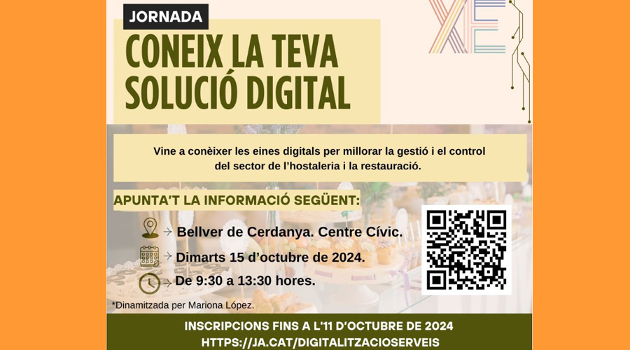 Cartell informant de la jornada a Bellver de Cerdanya