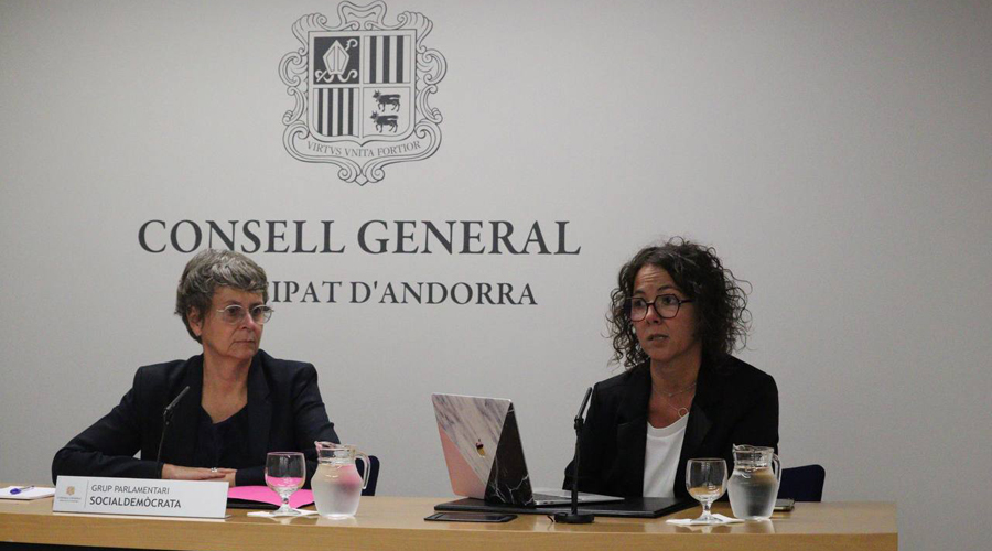 Les socialdemòcrates, Susanna Vela i Judith Casal (PS)