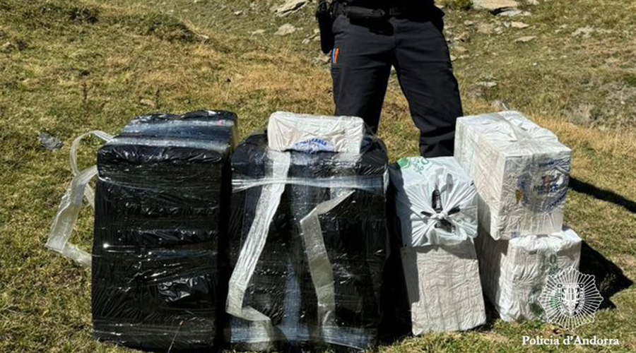 Tabac intervingut per la Policia aquest cap de setmana (Policia d'Andorra)