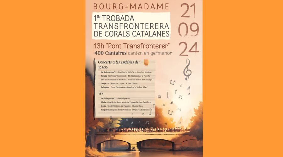 Cartell de la Trobada Transfronterera de Corals Catalanes